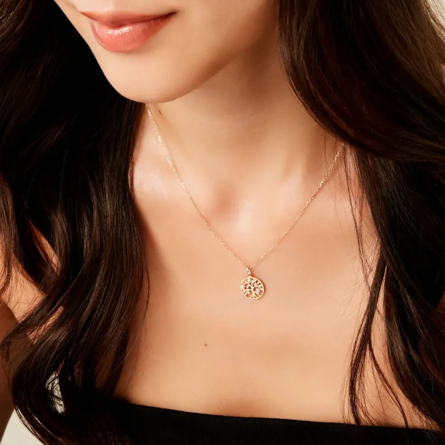 Histoire d'Or Pendentif Jeptha Or Jaune Perle De Culture Oxyde De Zirconium