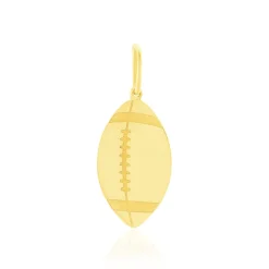 Pendentif Julius Sport Rugby Or Jaune-Histoire d'Or Hot