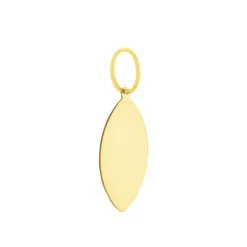 Pendentif Julius Sport Rugby Or Jaune-Histoire d'Or Hot