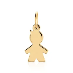 Pendentif Kids Plaque Or Doré-Histoire d'Or Online
