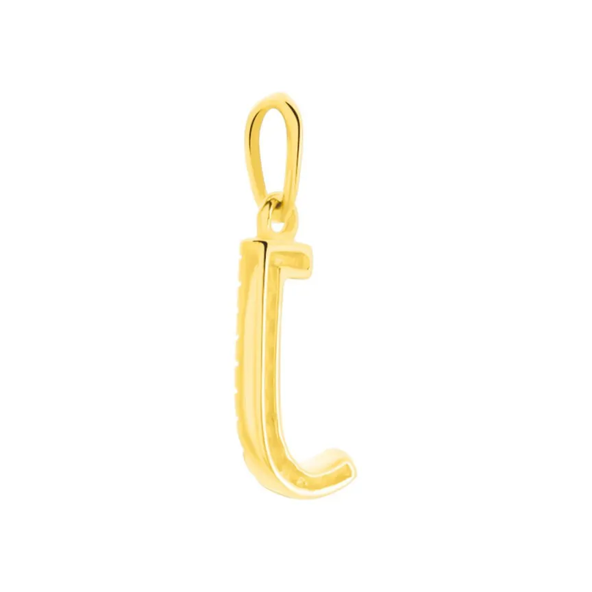 Pendentif Klementine Lettre J Or Jaune Oxyde-Histoire d'Or Clearance