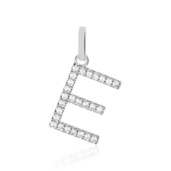 Histoire d'Or Pendentif Klementine Or Blanc Oxyde De Zirconium