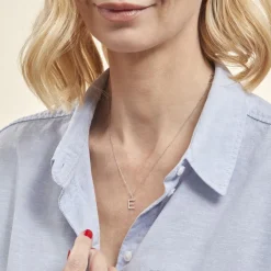 Histoire d'Or Pendentif Klementine Or Blanc Oxyde De Zirconium