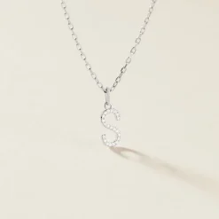 Histoire d'Or Pendentif Klementine Or Blanc Oxyde De Zirconium