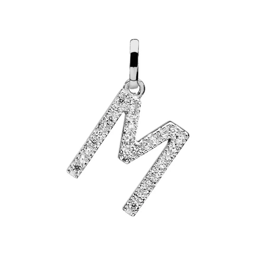 Pendentif Klementine Or Blanc Oxyde De Zirconium-Histoire d'Or Sale