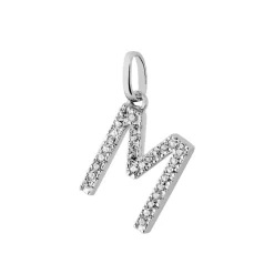 Pendentif Klementine Or Blanc Oxyde De Zirconium-Histoire d'Or Sale