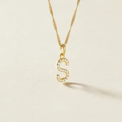 Pendentif Klementine Or Jaune Oxyde De Zirconium-Histoire d'Or