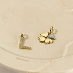 Histoire d'Or Pendentif Klementine Or Jaune Oxyde De Zirconium