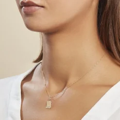 Histoire d'Or Pendentif Lamie Zodiaque Parchemin Or Jaune