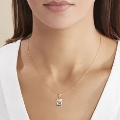 Histoire d'Or Pendentif Lamie Zodiaque Parchemin Or Jaune