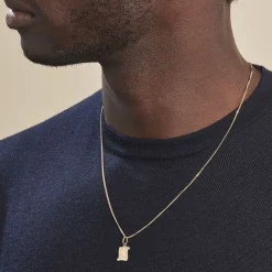 Histoire d'Or Pendentif Lamie Zodiaque Parchemin Or Jaune