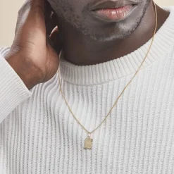 Histoire d'Or Pendentif Lamie Zodiaque Parchemin Or Jaune