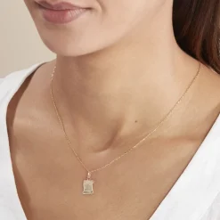 Histoire d'Or Pendentif Lamie Zodiaque Parchemin Or Jaune