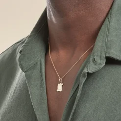 Histoire d'Or Pendentif Lamie Zodiaque Parchemin Or Jaune