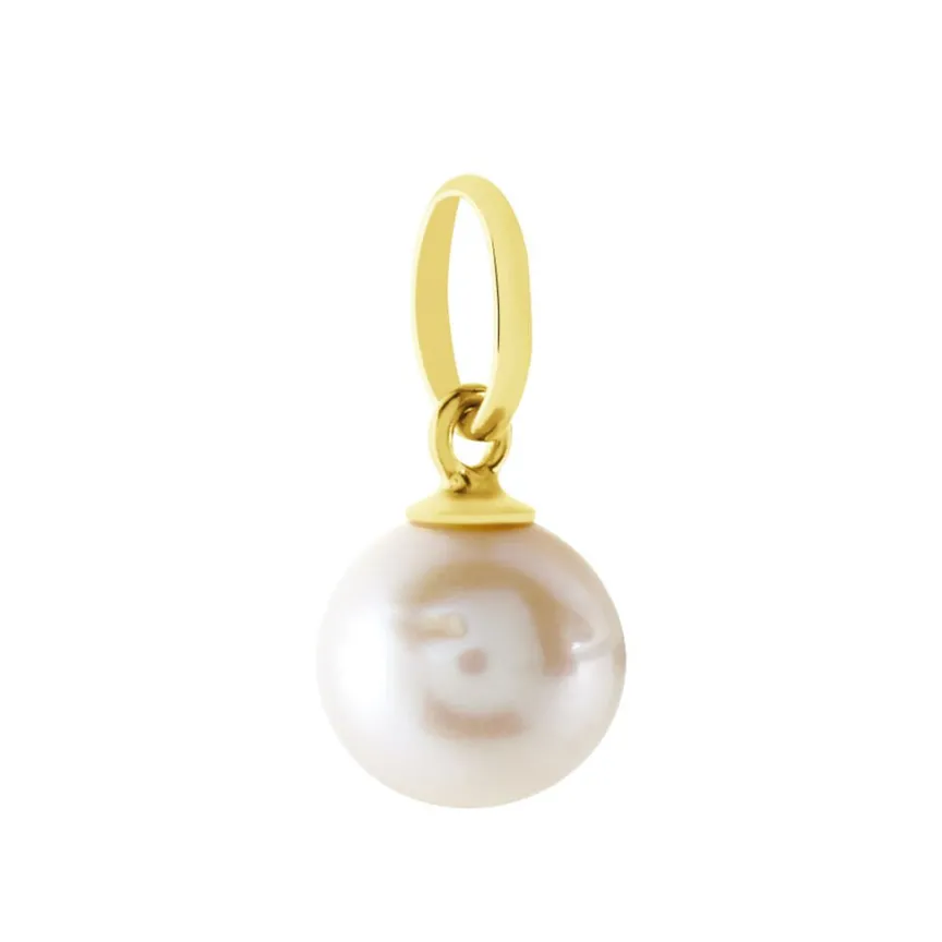 Pendentif Lenonie Or Jaune Perle De Culture-Histoire d'Or New