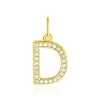 Pendentif Lettre D Or Jaune Oxyde-Histoire d'Or