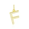 Pendentif Lettre F Or Jaune Oxyde-Histoire d'Or Best