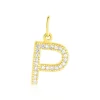 Histoire d'Or Pendentif Lettre P Or Jaune Oxyde