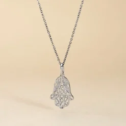 Pendentif Luce-marie Argent Blanc-Histoire d'Or Clearance