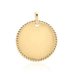 Histoire d'Or Pendentif Lulu Plaque Or Doré