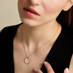 Histoire d'Or Pendentif Lulu Plaque Or Doré