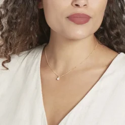 Pendentif Mabila Or Jaune Oxyde De Zirconium-Histoire d'Or New