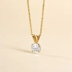 Pendentif Mabila Or Jaune Oxyde De Zirconium-Histoire d'Or Discount