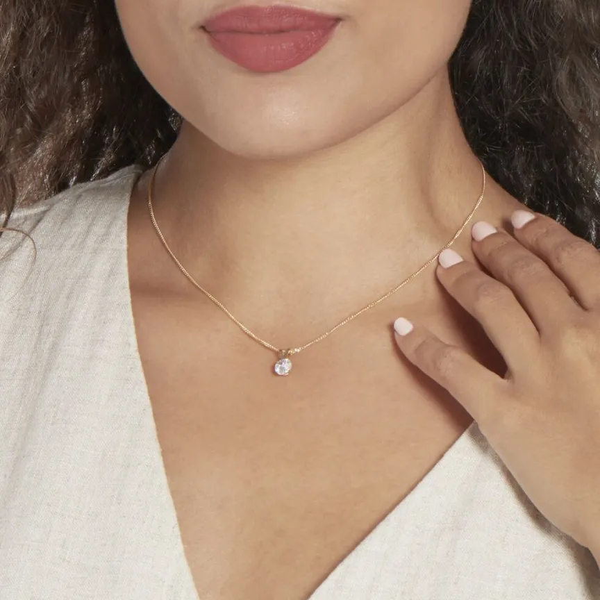 Pendentif Mabila Or Jaune Oxyde De Zirconium-Histoire d'Or Discount