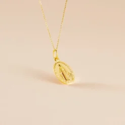 Pendentif Marie Or Jaune-Histoire d'Or Sale