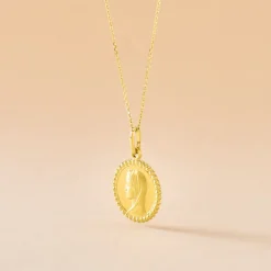 Pendentif Marie Or Jaune-Histoire d'Or Outlet