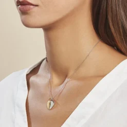 Histoire d'Or Pendentif Marie-stephanie Plaqué Or Bicolore