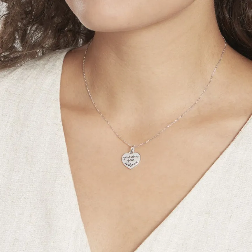 Pendentif Mayliss Argent Blanc-Histoire d'Or Best