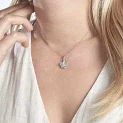 Pendentif Meylin Argent Blanc-Histoire d'Or Discount