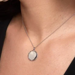 Histoire d'Or Pendentif Molya Argent Blanc