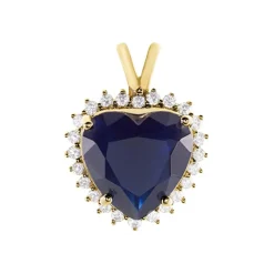 Histoire d'Or Pendentif Nelsa Plaqué Or Jaune Oxyde De Zirconium