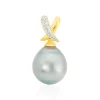 Pendentif Nilma Or Jaune Perle De Culture De Tahiti Et Diamant-Histoire d'Or Clearance