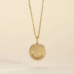 Pendentif Or Jaune Astraea Oxyde De Zirconium-Histoire d'Or Sale