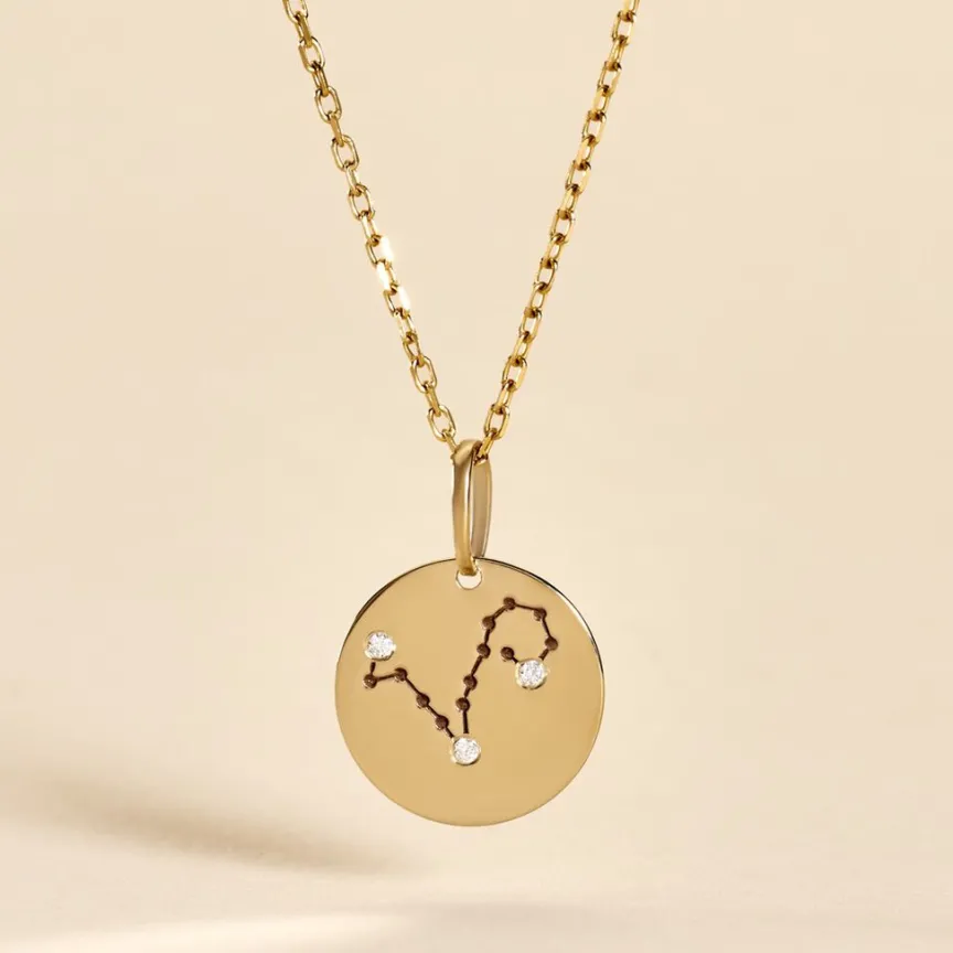 Pendentif Or Jaune Astraea Oxyde De Zirconium-Histoire d'Or Online