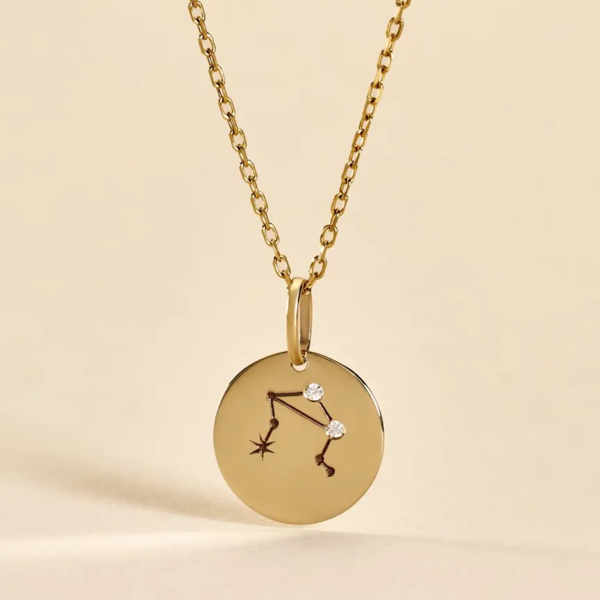 Pendentif Or Jaune Astraea Oxyde De Zirconium-Histoire d'Or Outlet