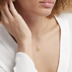 Pendentif Or Jaune Astraea Oxyde De Zirconium-Histoire d'Or New