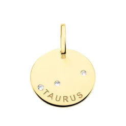 Histoire d'Or Pendentif Or Jaune Astraea Oxyde De Zirconium