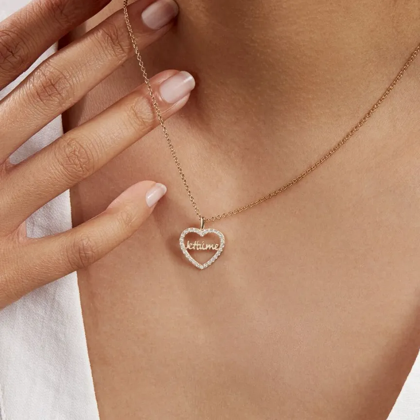 Pendentif Or Jaune Derry Oxyde De Zirconium-Histoire d'Or