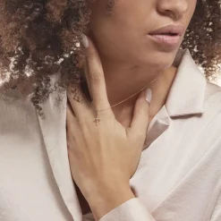 Histoire d'Or Pendentif Or Jaune Lucinien Oxyde De Zirconium