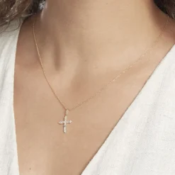 Pendentif Or Jaune Neottie Oxydes-Histoire d'Or New