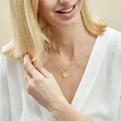 Pendentif Or Jaune Noamie Nacre-Histoire d'Or Discount