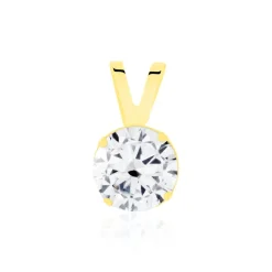 Histoire d'Or Pendentif Or Jaune Oxyde De Zirconium