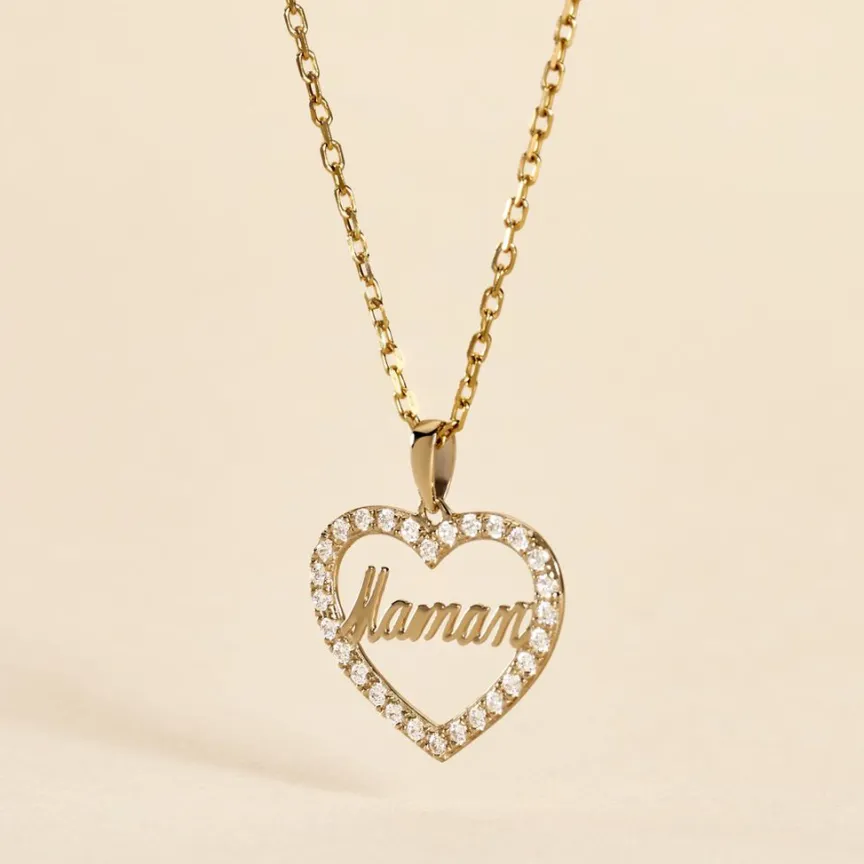 Pendentif Or Jaune Ramouna Oxyde De Zirconium-Histoire d'Or Clearance