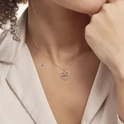 Pendentif Or Jaune Ramouna Oxyde De Zirconium-Histoire d'Or Clearance