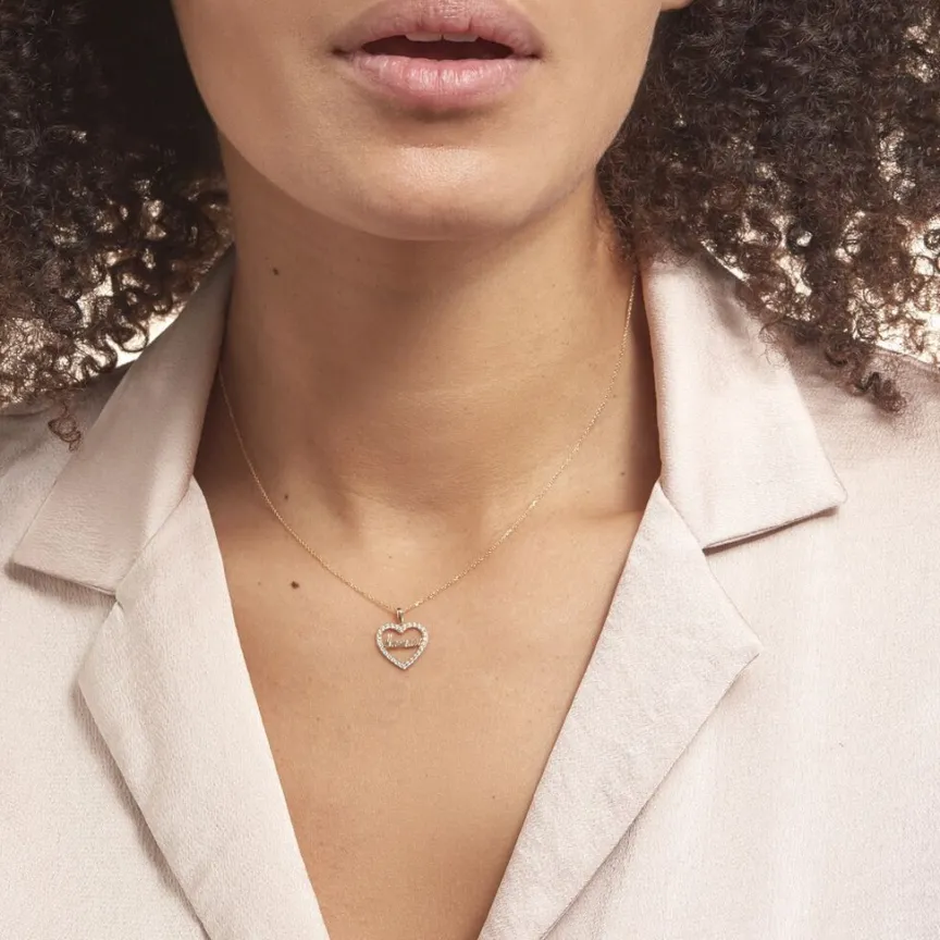 Pendentif Or Jaune Ramouna Oxyde De Zirconium-Histoire d'Or Clearance