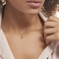 Histoire d'Or Pendentif Or Jaune Stanley Emeraude